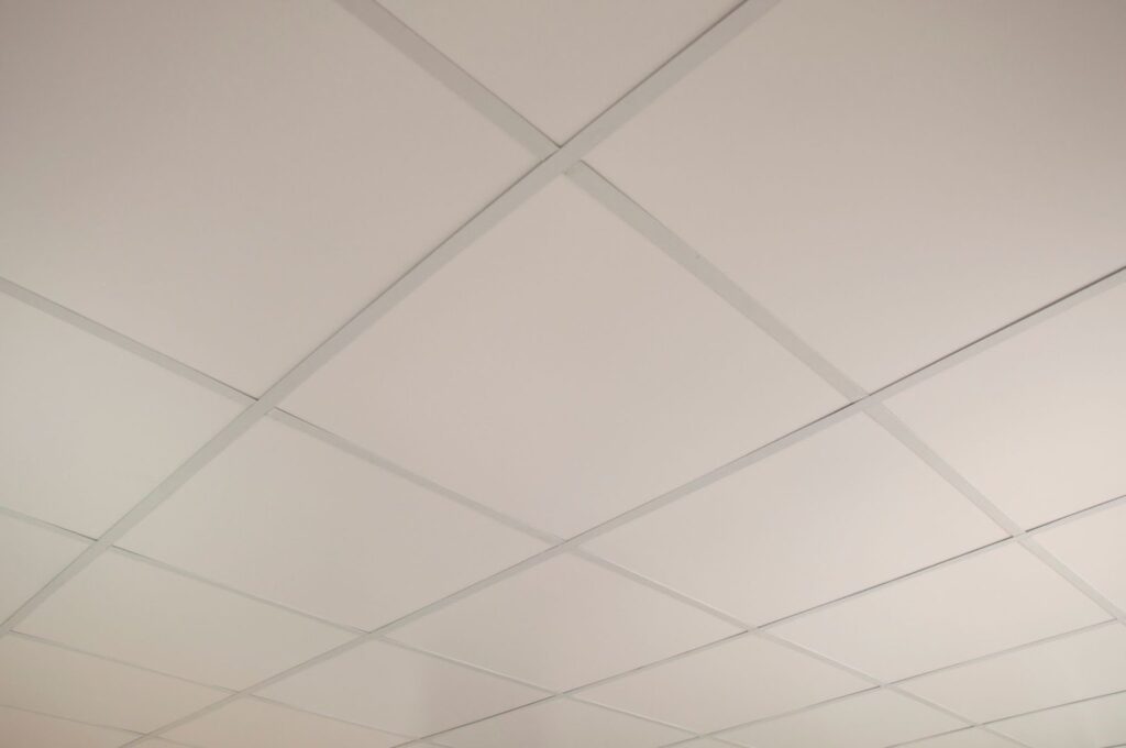 Accoustical ceiling tiles.